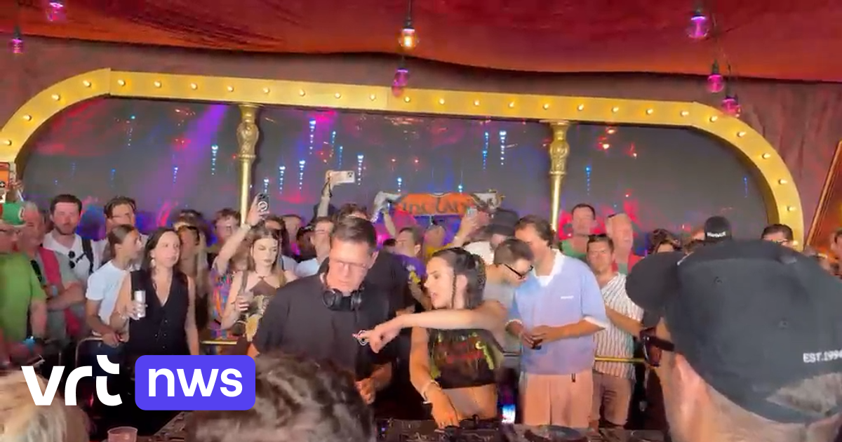 LIVE Belgische dj Amber Broos deelt podium voor het eerst met papa (en dj) Joeri