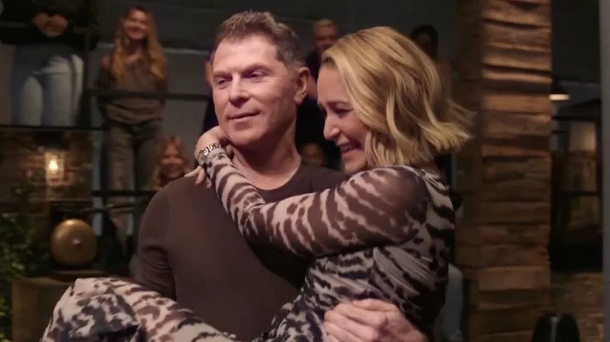 Bobby Flay & Brooke Williamson Show Sweet PDA on ‘Beat Bobby Flay’