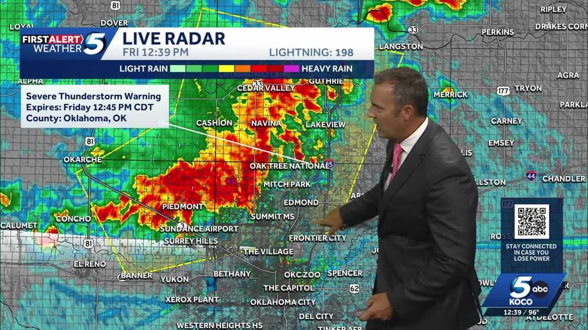 Oklahoma could see storms with 70 mph wind gusts on Friday