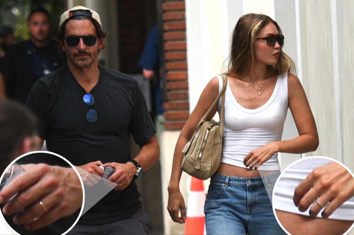 Bradley Cooper and Gigi Hadid spark marriage rumors after stepping out with matching rings