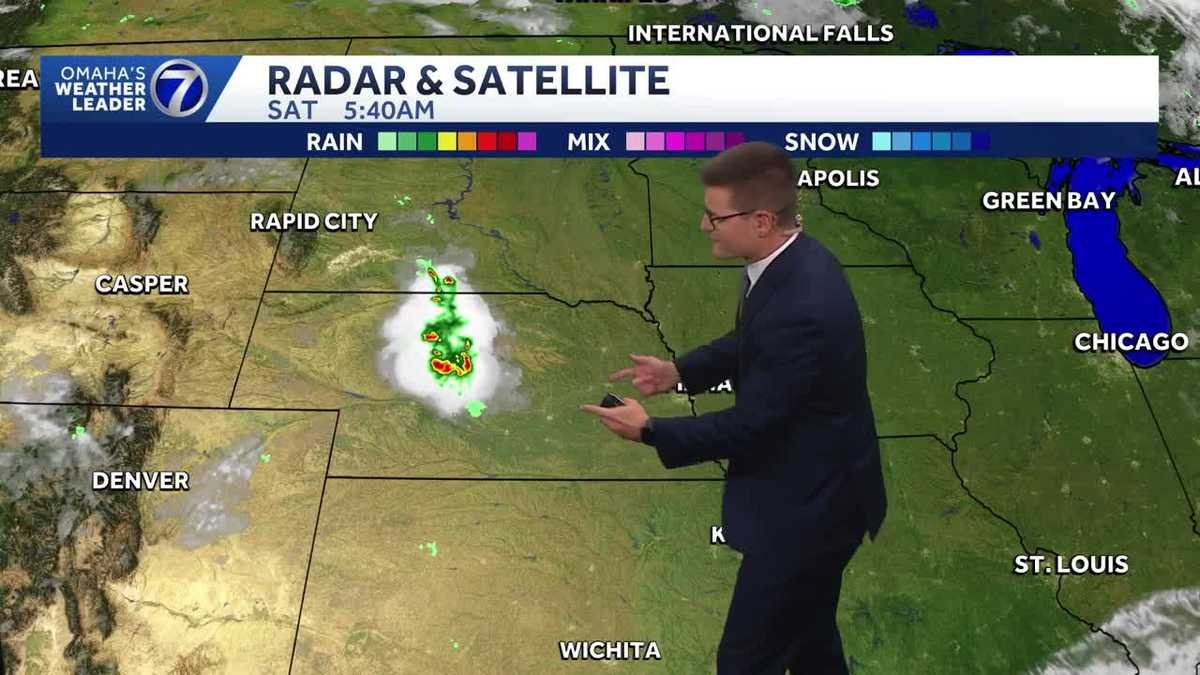 Omaha morning weather forecast for Saturday, August 8