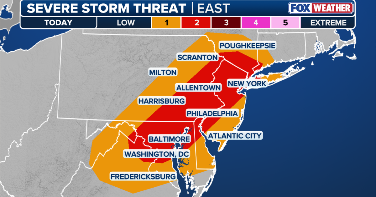 Severe thunderstorm watch in NYC area, flooding possible