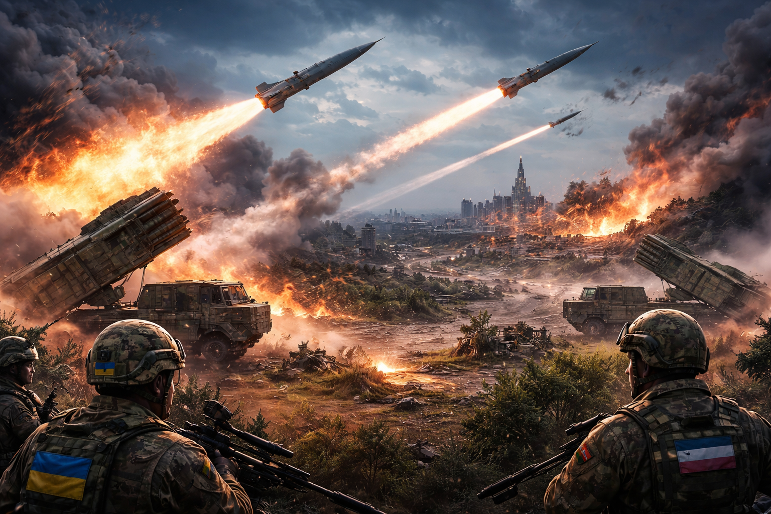 Ukraine and Russia Exchange Attacks as Kyiv Moves to Acquire New ATACMS Weaponry