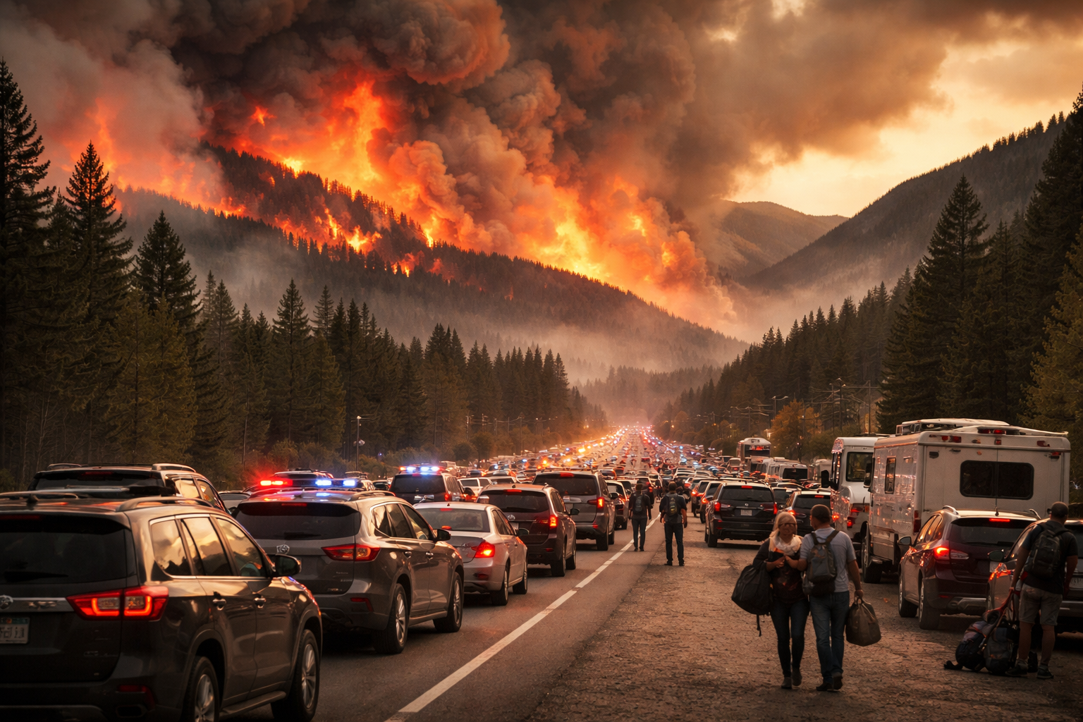British Columbia Declares Emergency as Wildfires Force Thousands to Evacuate