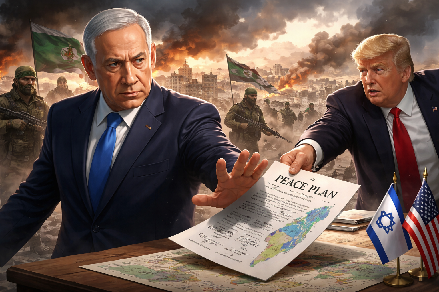 Netanyahu Rejects Trump-Backed Gaza Peace Plan Over Hamas Disarmament