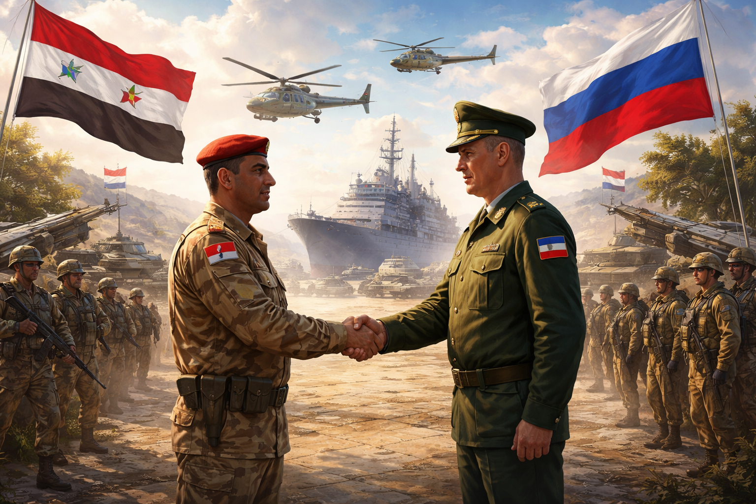 Syria and Russia Agree on Transition of Russian Military Bases to Syrian Control