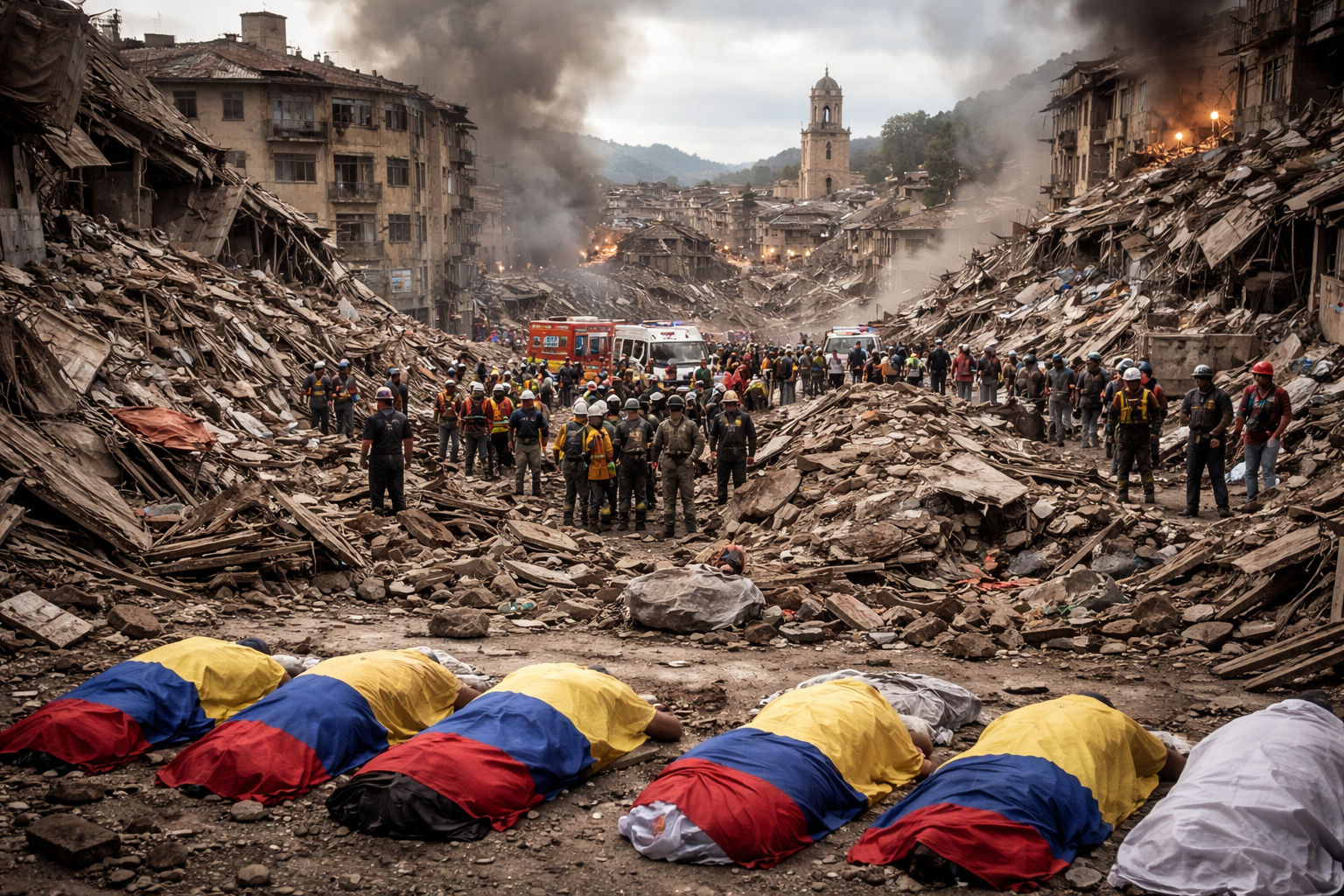 Colombia Earthquake Death Toll Surpasses 100 Amid Widespread Damage