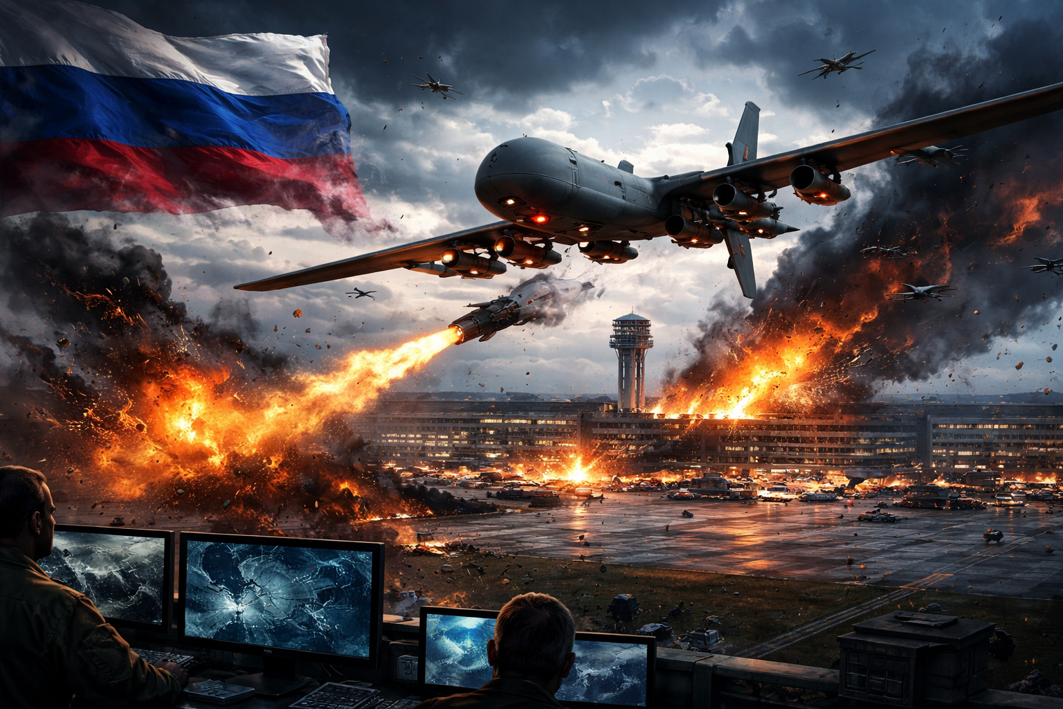 US Intelligence Points to Russia Behind Explosive Drone Attack on Leipzig Airport Amid Rising Hybrid Threats