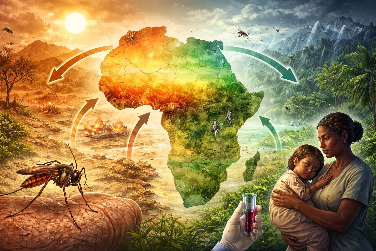 Climate Change Alters Malaria Risk Across Africa, Shifting Disease Patterns