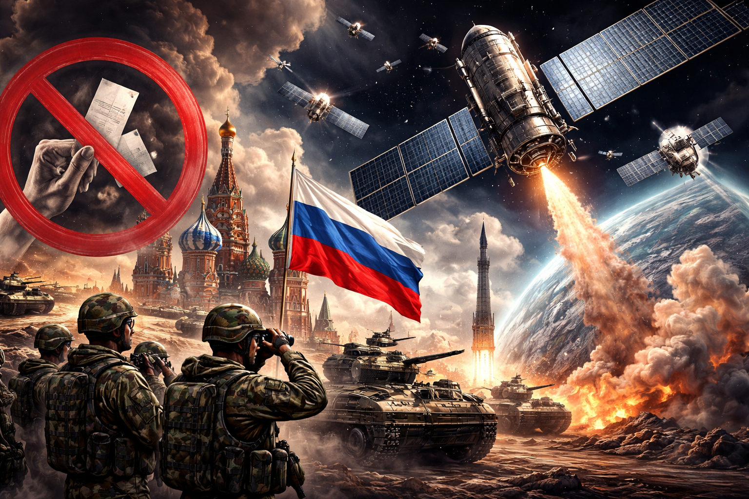 Russia Bans Anti-War Voting and Accelerates Military Satellite Expansion Amid Ukraine Conflict Escalation