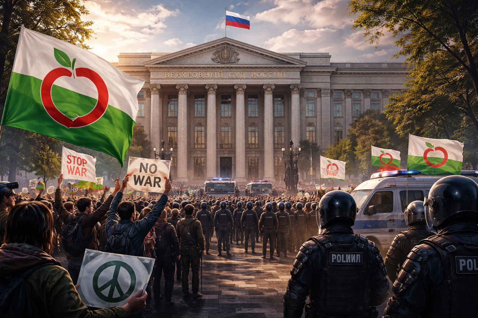 Russia’s Supreme Court Blocks Anti-War Party Yabloko from September Elections
