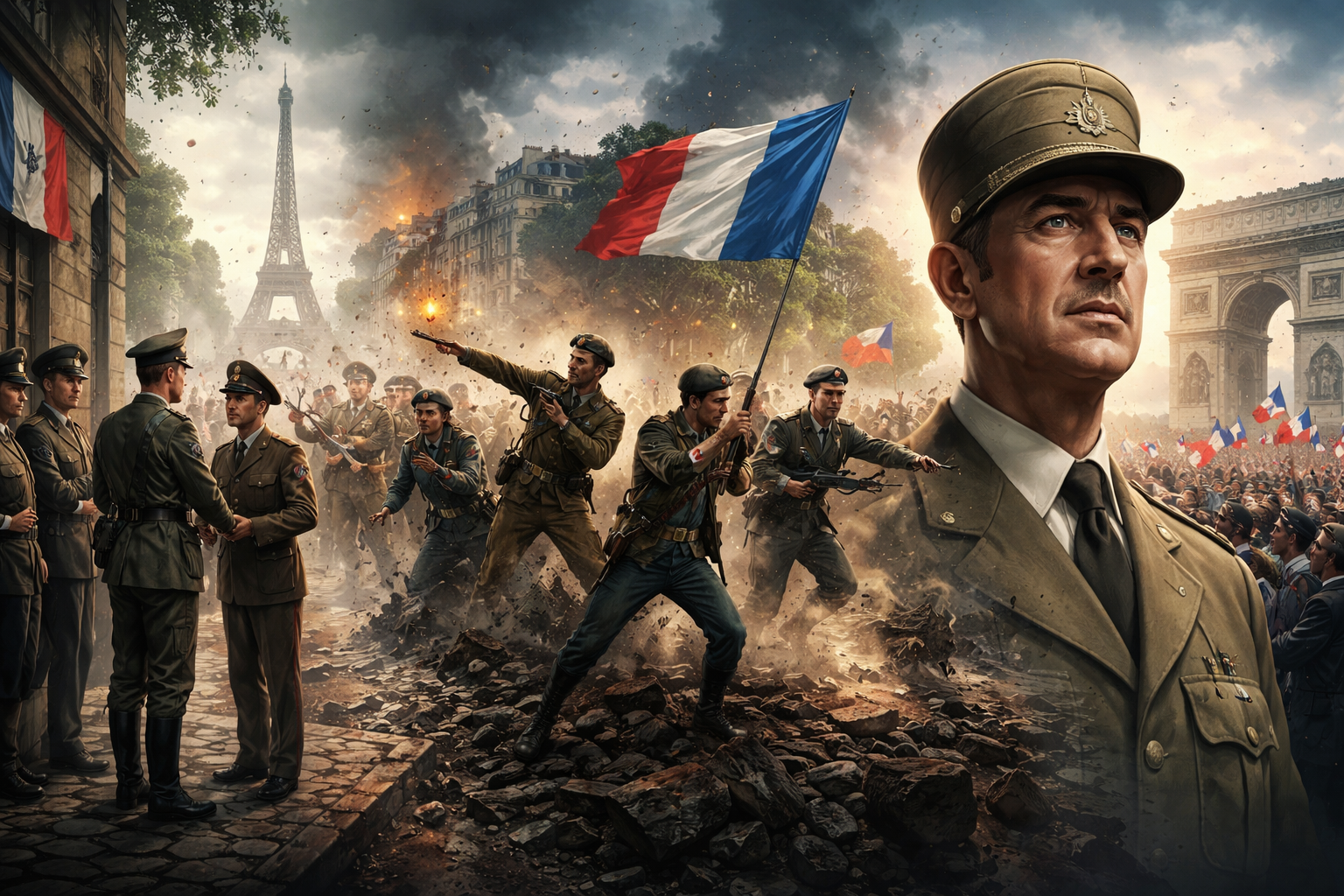 France’s Complex WWII Legacy: Collaboration, Resistance, and the Enduring Influence of Charles de Gaulle on National Identity