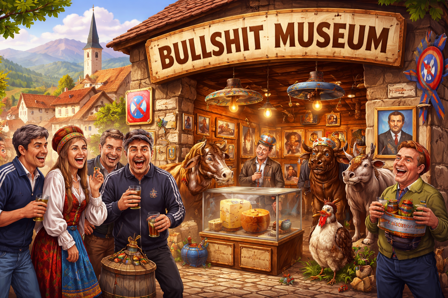 Exploring Yugoslavia’s Complex Humor at Slovenia’s Bullshit Museum Revealing Balkan Identity Through Jokes