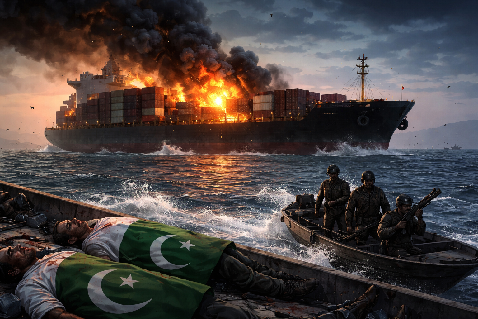 Pakistan Reports 3 Nationals Killed in Houthi Attack on Red Sea Commercial Vessel