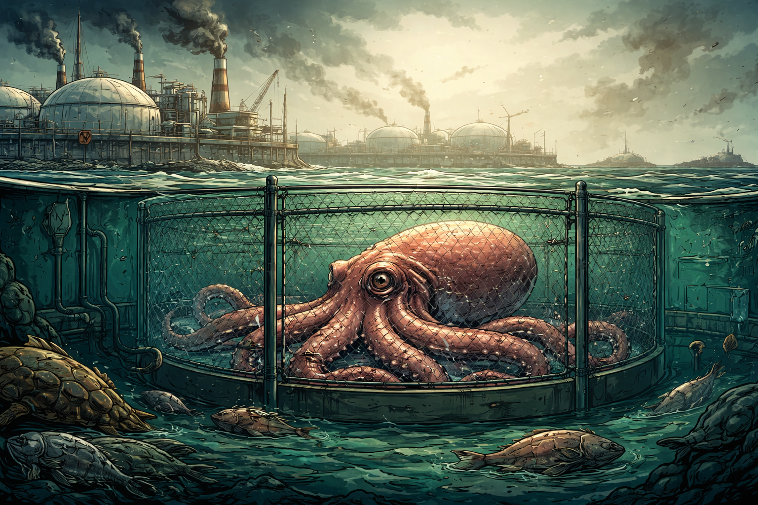 Why Octopus Farming Fails: The Ethical and Environmental Challenges Behind Spain’s Abandoned €65 Million Octopus Farm Project