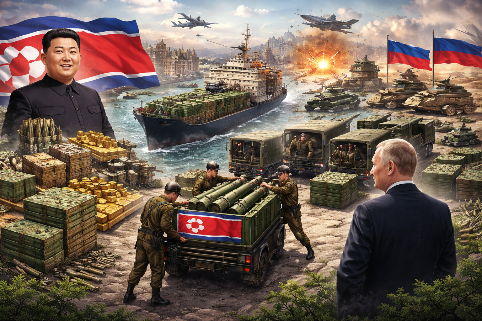 How North Korea Has Profited from Military Support to Russia