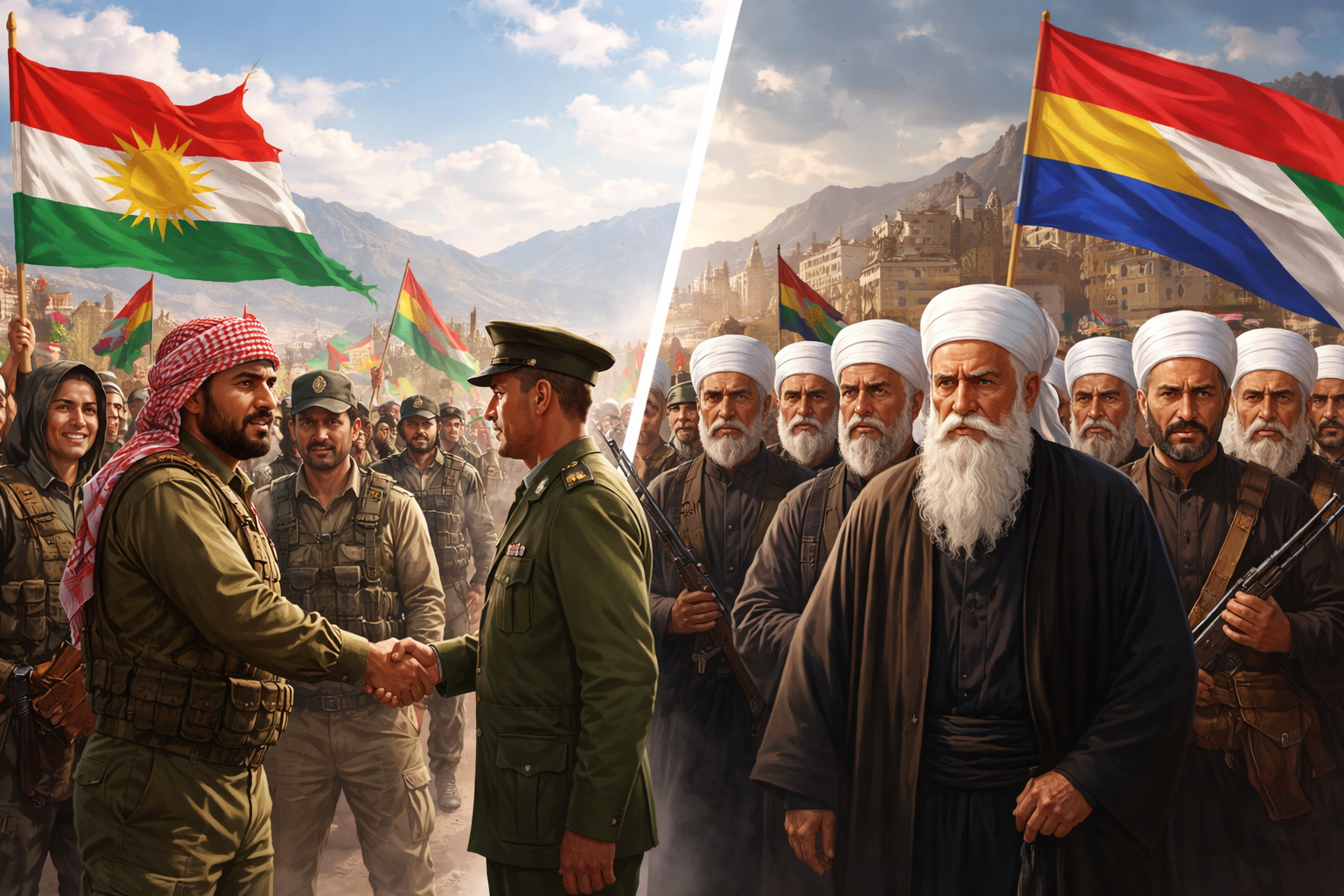 Kurds Agree to Reintegration in Syria While Druze Maintain Opposition