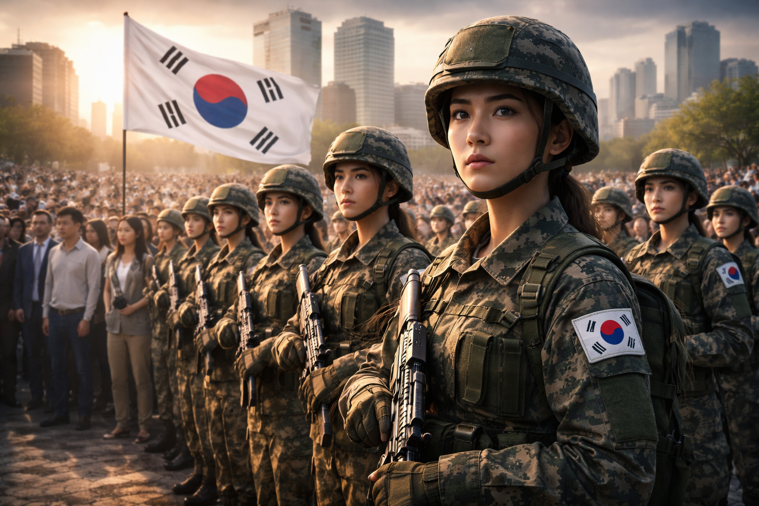 South Korea Considers Mandatory Military Service for Women Amid Demographic and Social Shifts