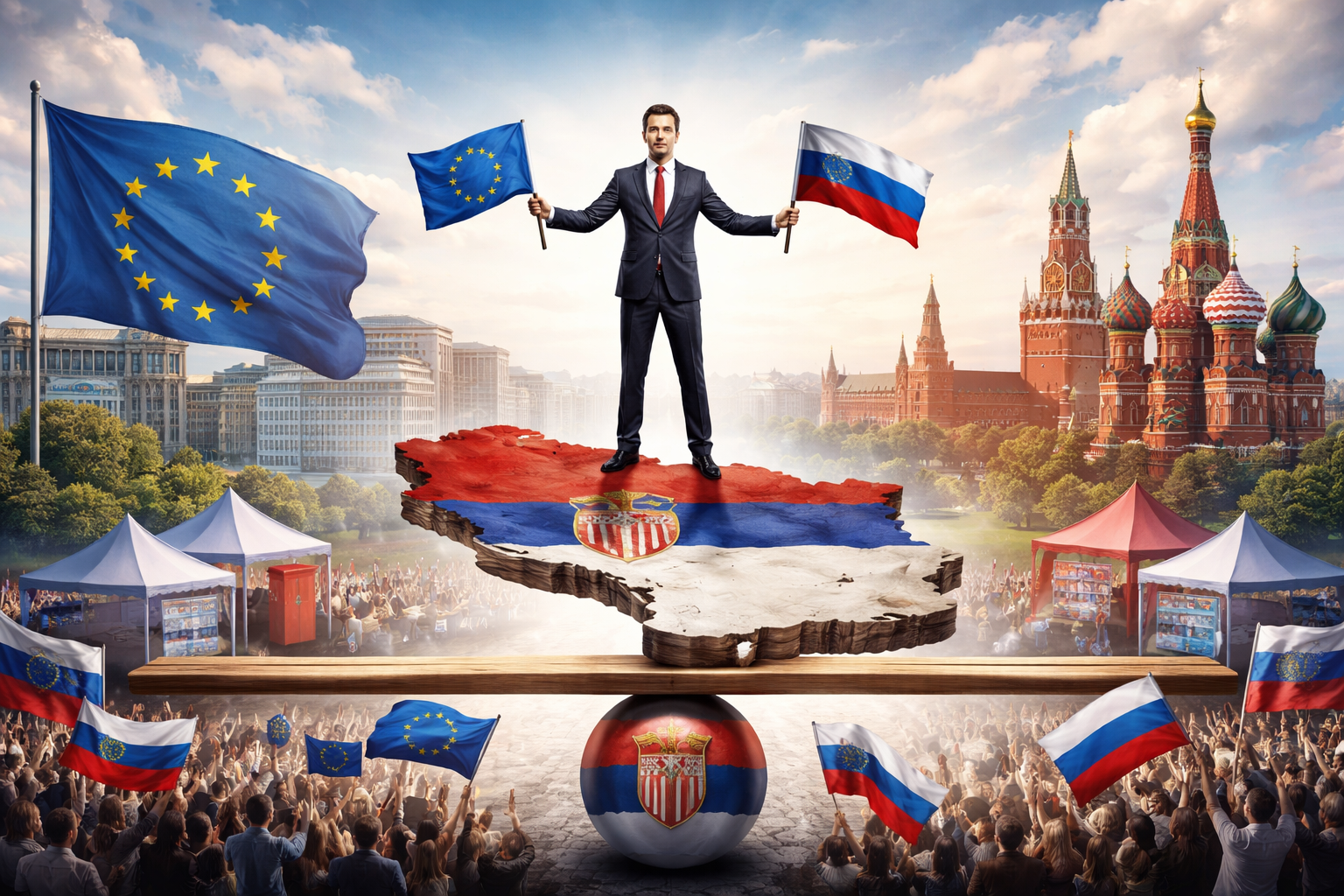 Serbia Balances EU and Russian Relationships Ahead of October Election
