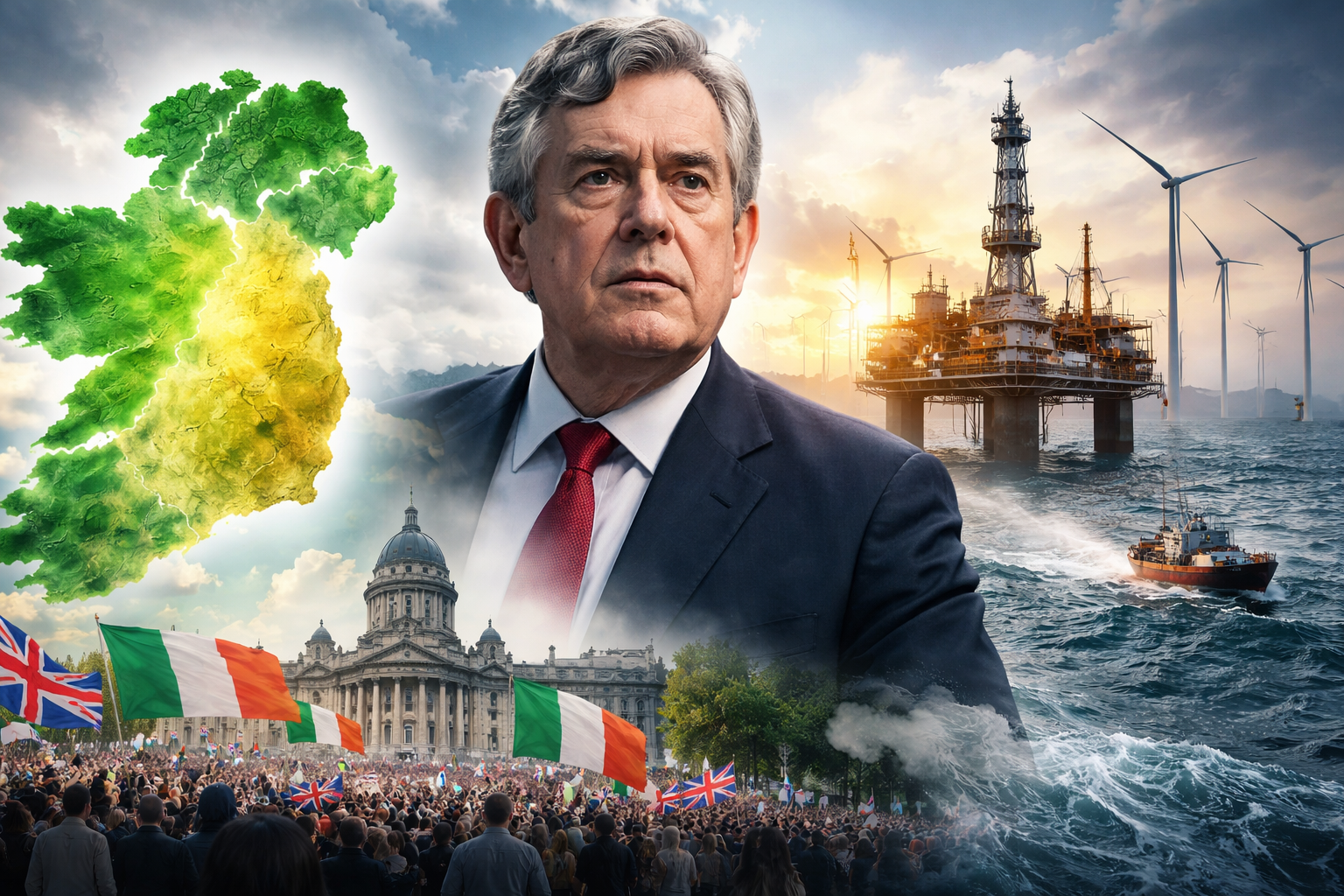 Gordon Brown Predicts Eventual United Ireland Amid UK Unity Challenges and North Sea Energy Debate