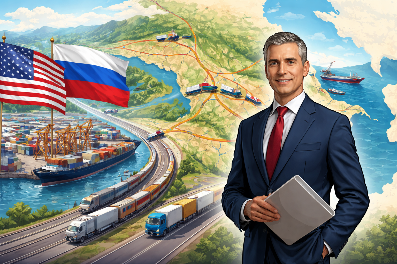 Russian-American Konstantin Sokolov Leads US-Backed Trade Route Fund in South Caucasus