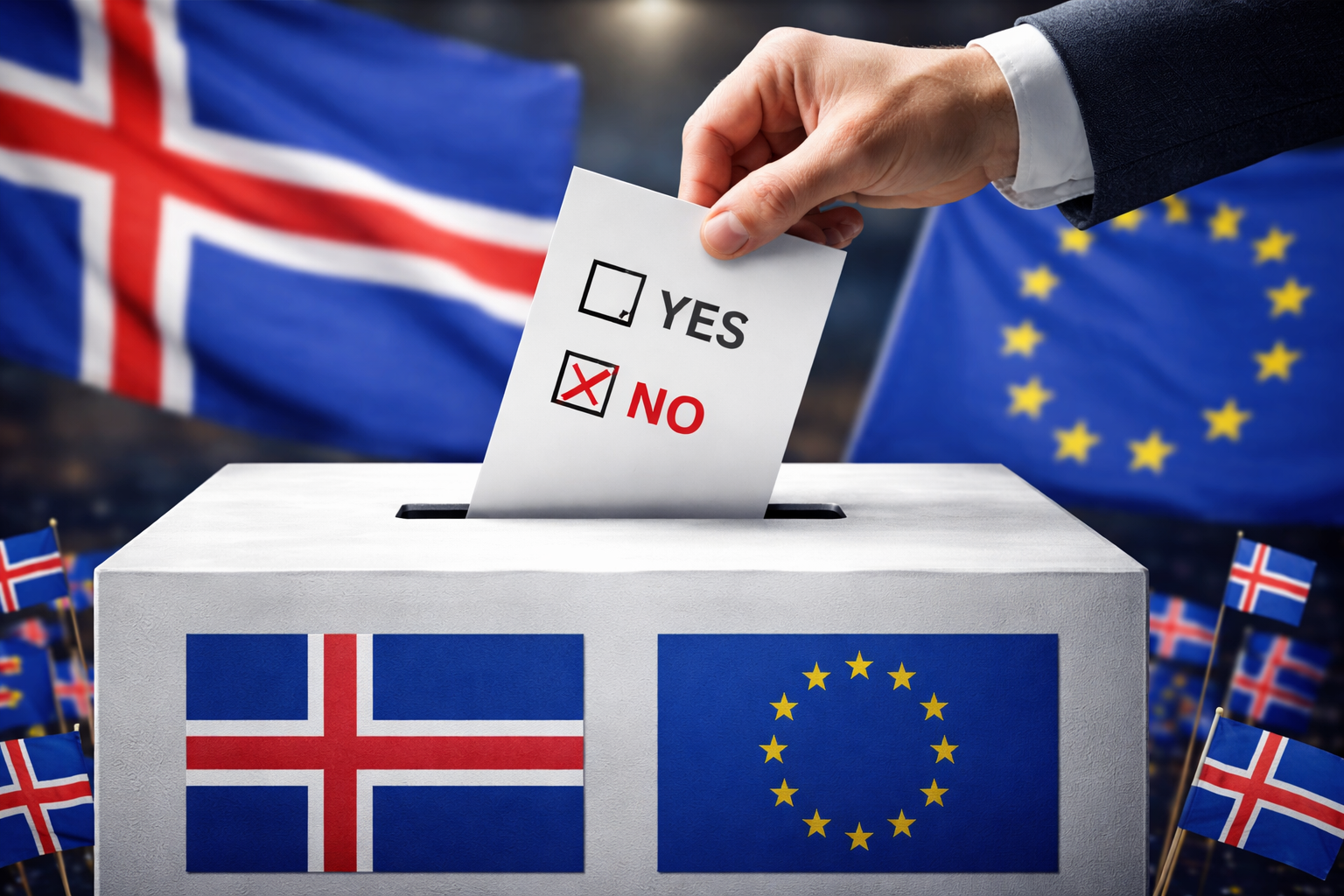Iceland’s EU referendum edges closer to ‘no’