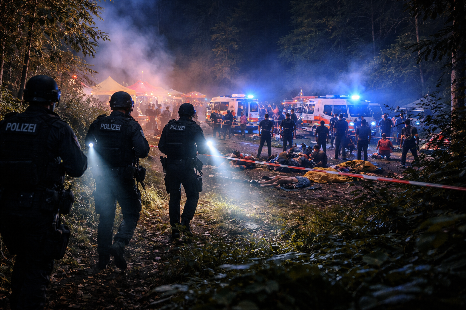 Manhunt in Switzerland After Rave Shooting Kills Woman, Injures Five
