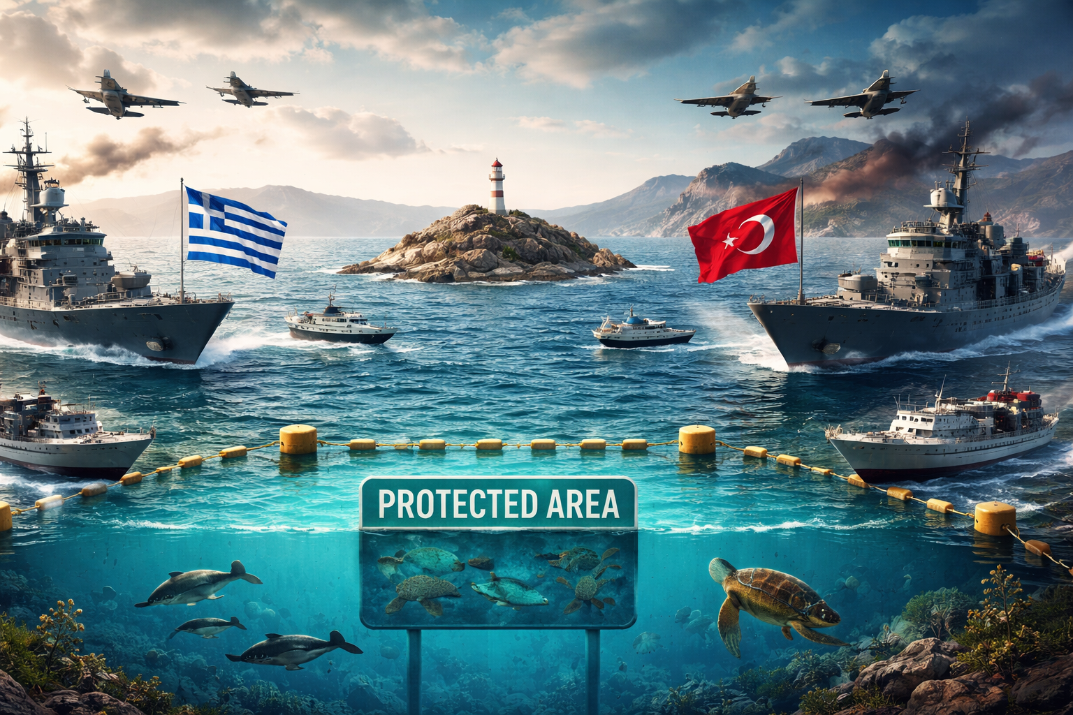 Greece and Turkey Clash Over New Protected Marine Parks in the Aegean Sea