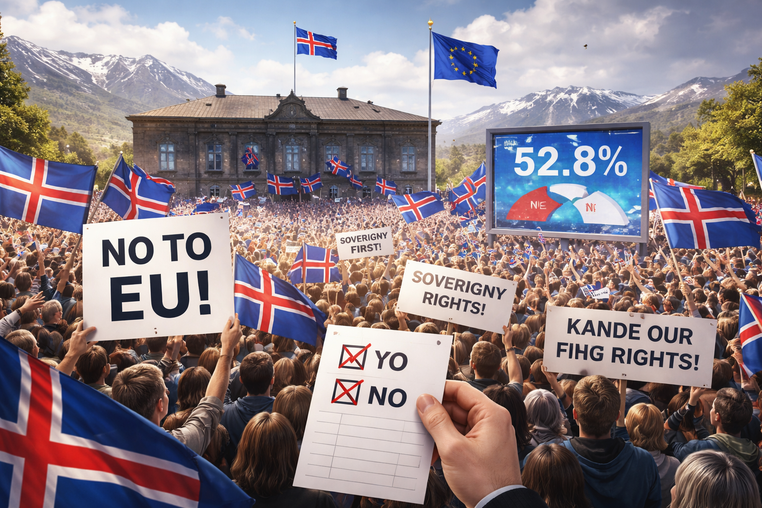Iceland Votes Against EU Accession Talks, Citing Sovereignty and Fishing Rights in Tight 52.8% No Victory
