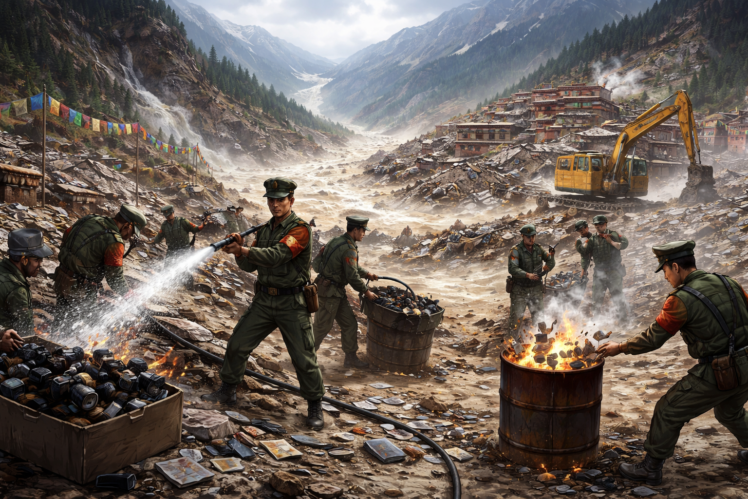 China Erases Visual Evidence of Tibet Flood After Nepal Disaster