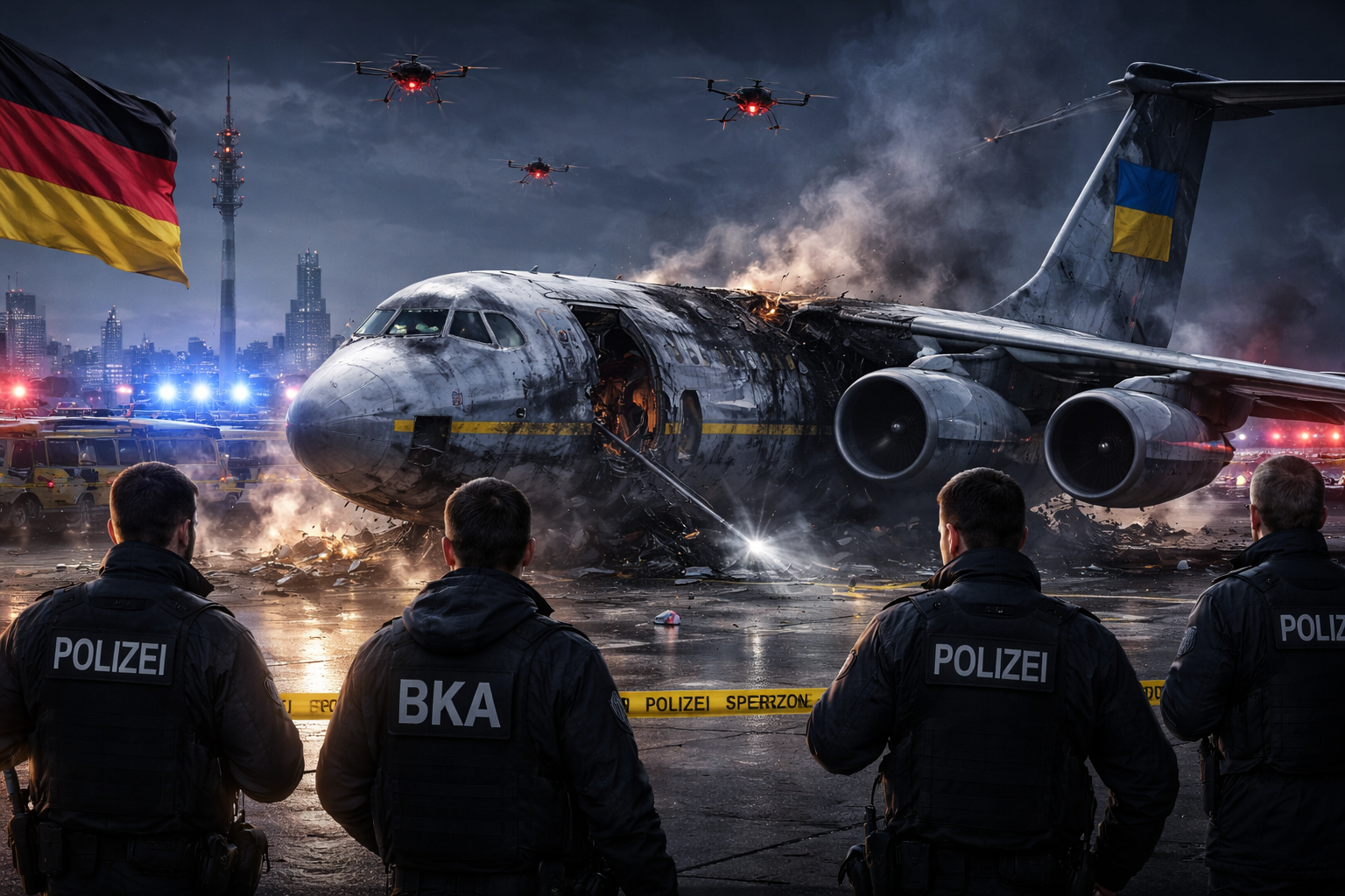 Germany Set to Identify Suspect in Leipzig Drone Attack on Ukrainian Cargo Plane