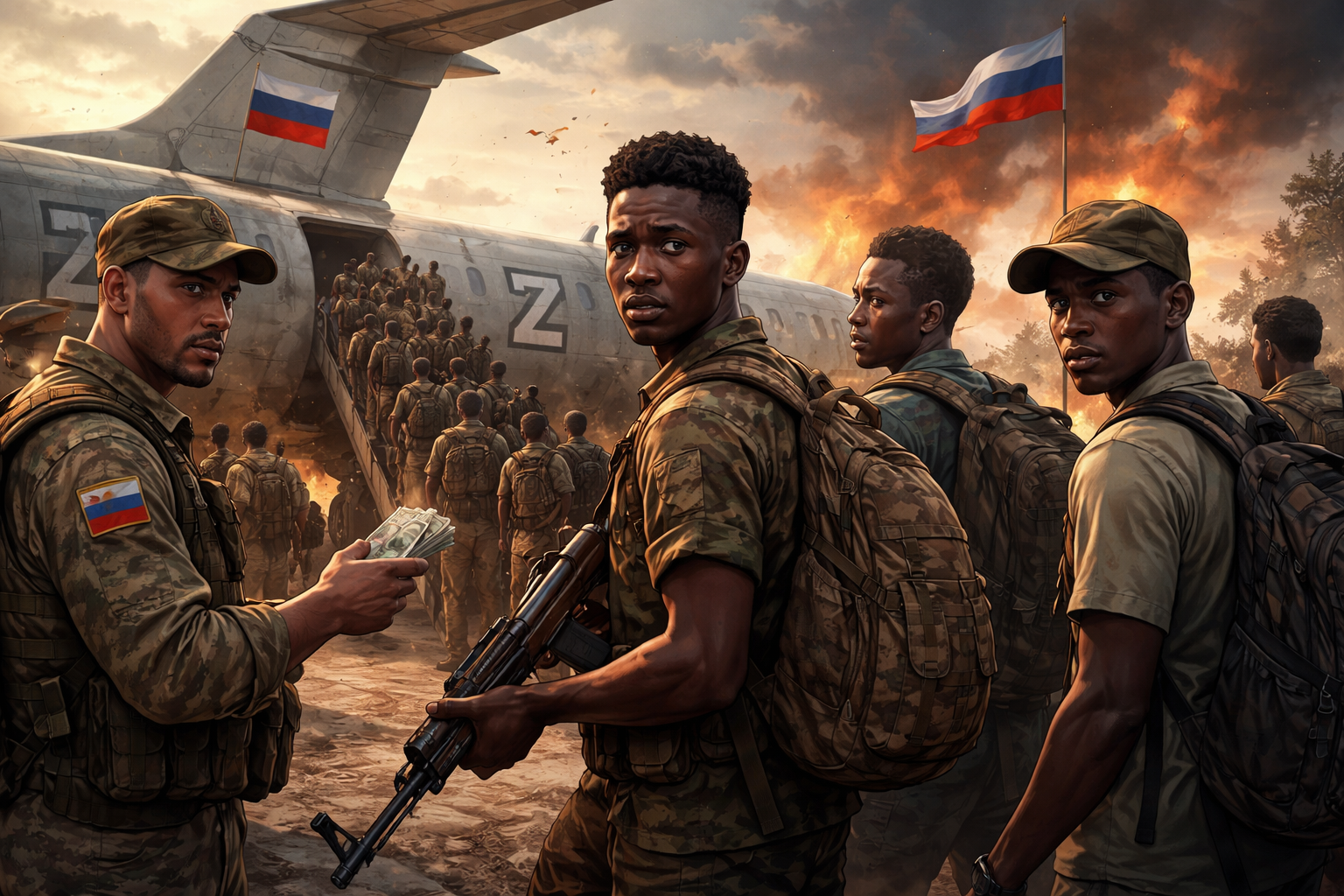 Young Cameroonians Lured to Fight in Ukraine Under False Promises from Russia