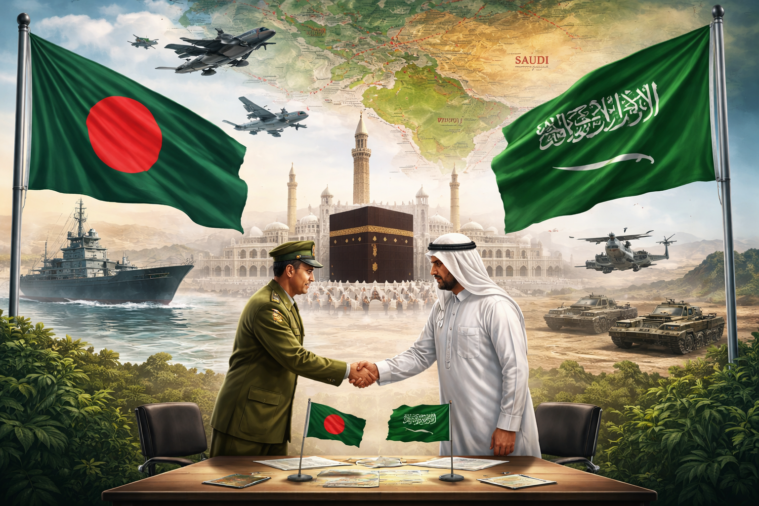 Bangladesh Considers Mecca Defense Pact Amid Regional Security Concerns