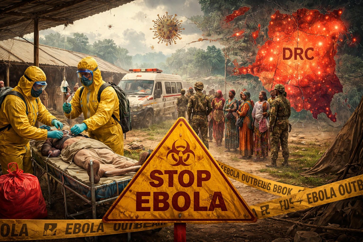 Ebola Cases in Democratic Republic of Congo Surpass 6,000 Amid Ongoing Spread