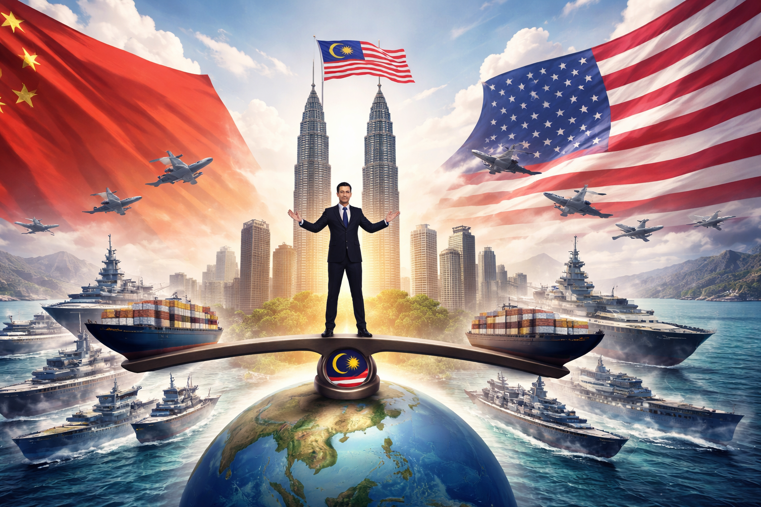 Malaysia’s Balancing Act Between China and the US Faces Greater Challenges