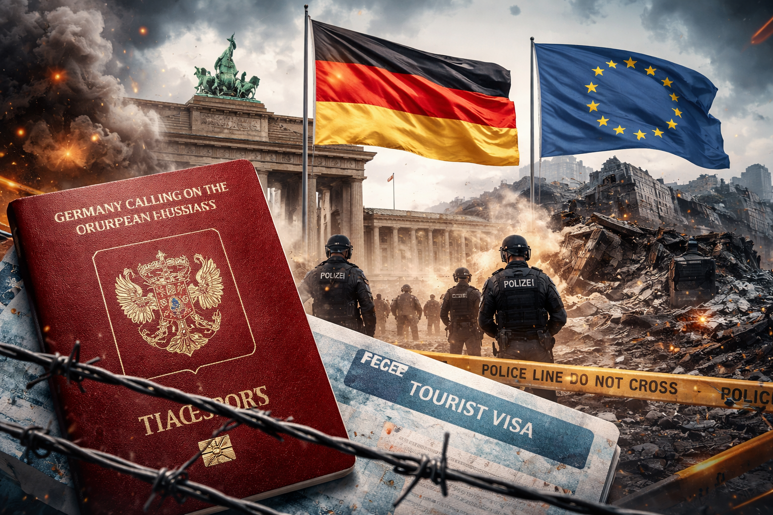 Germany Calls on EU to Tighten Tourist Visa Restrictions for Russians Following Sabotage Attempts