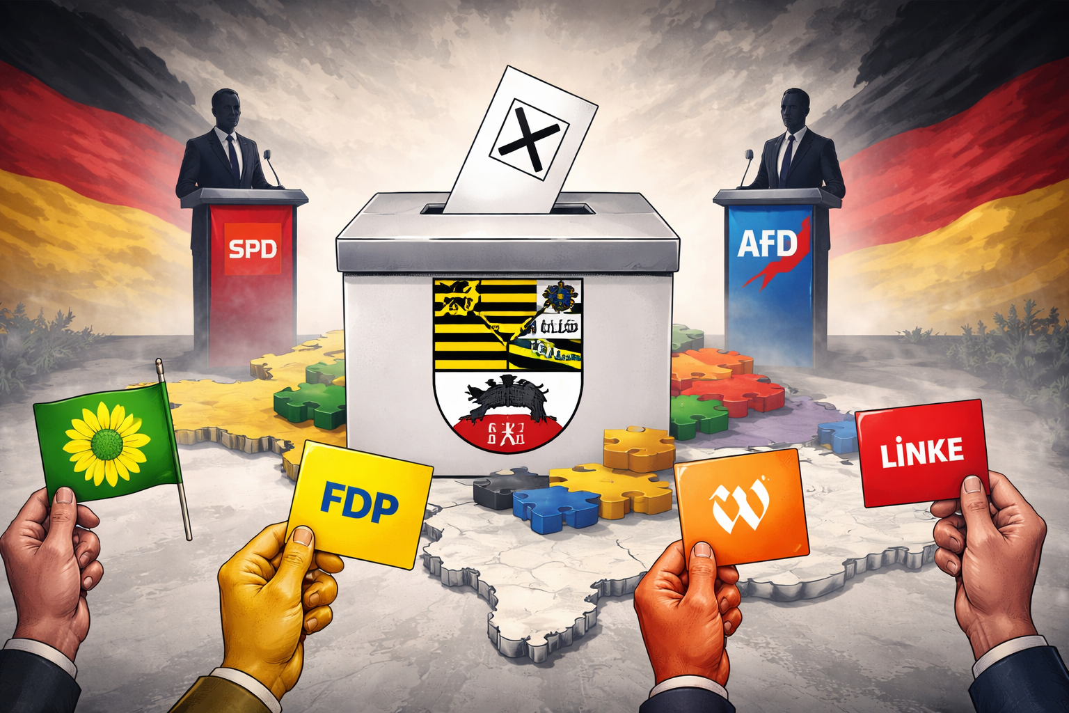 Saxony-Anhalt Election Could See Small Parties Decide If Far-Right AfD Governs