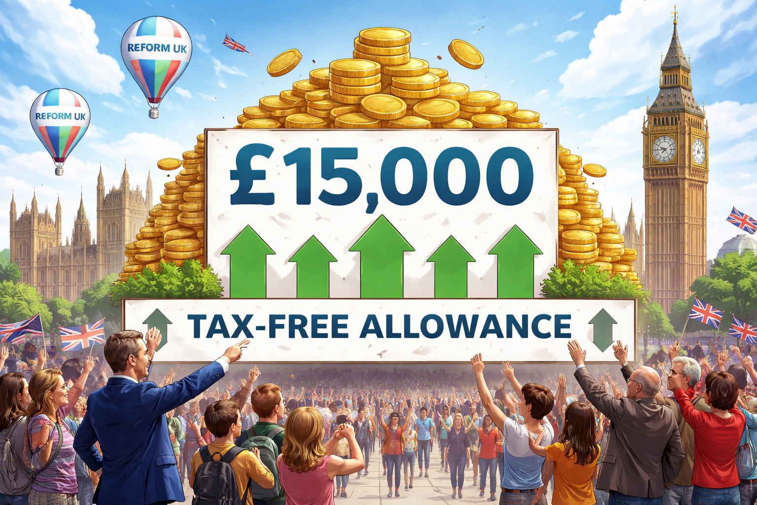 Reform UK Proposes Raising Tax-Free Personal Allowance to £15,000