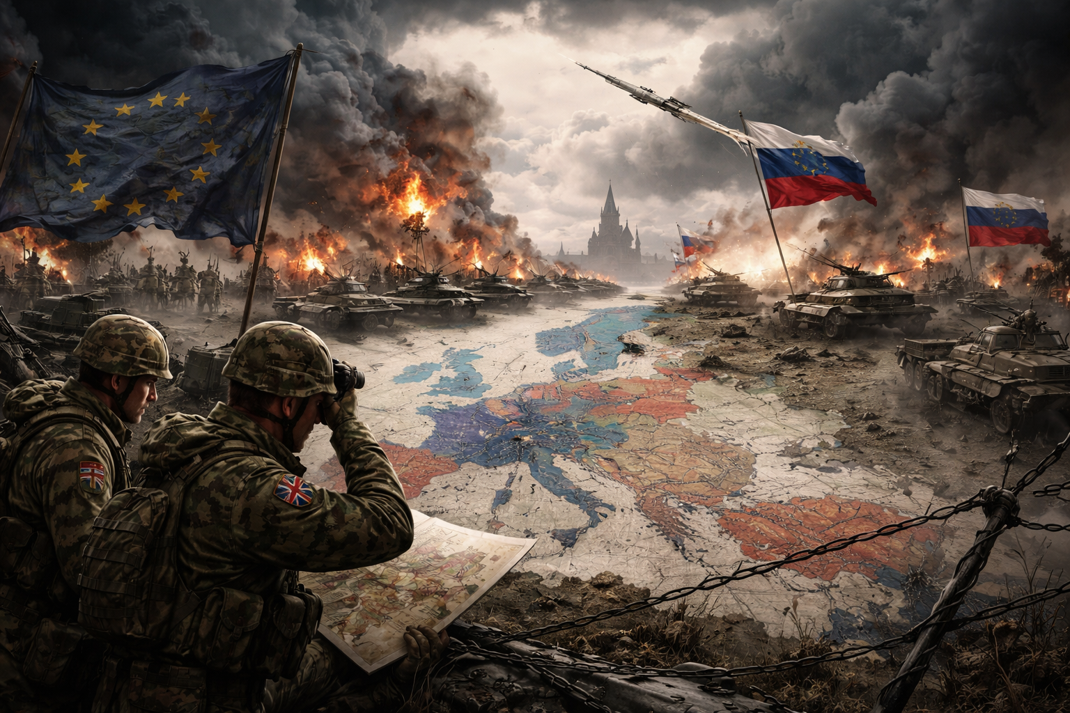 Europe Faces Challenges Sustaining Prolonged Conflict with Russia, Officials Warn