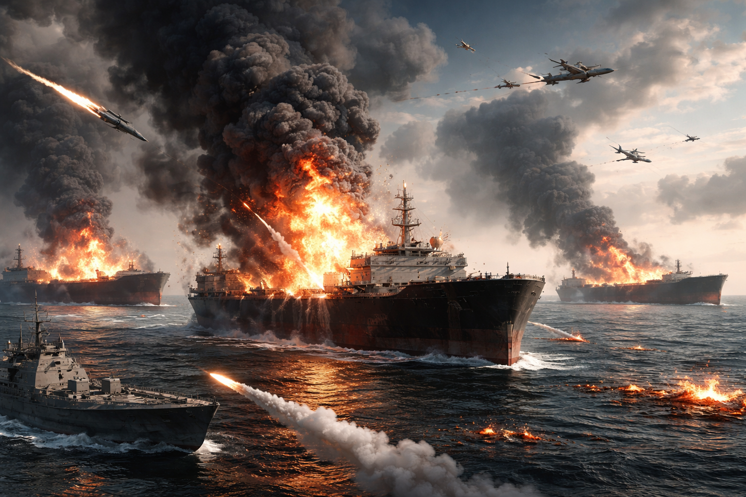 US Destroys Three Iran-Linked Oil Tankers Amid Rising Tensions in Middle East