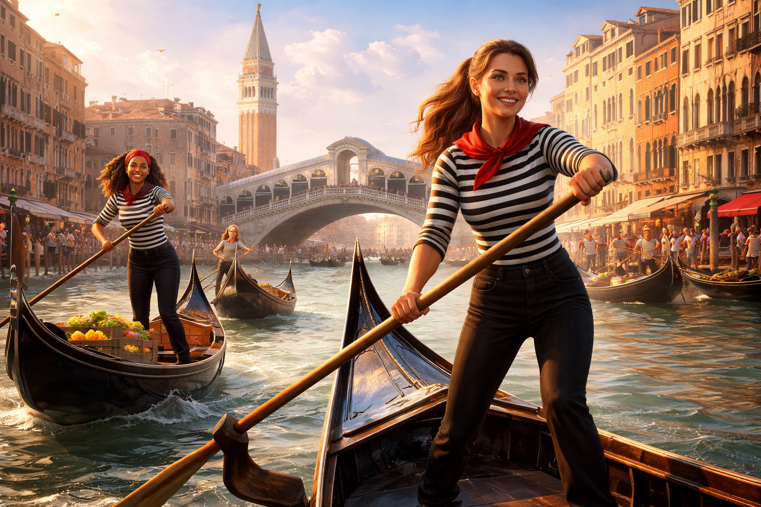 Women Transform Venice’s Water Traditions by Breaking Historic Barriers