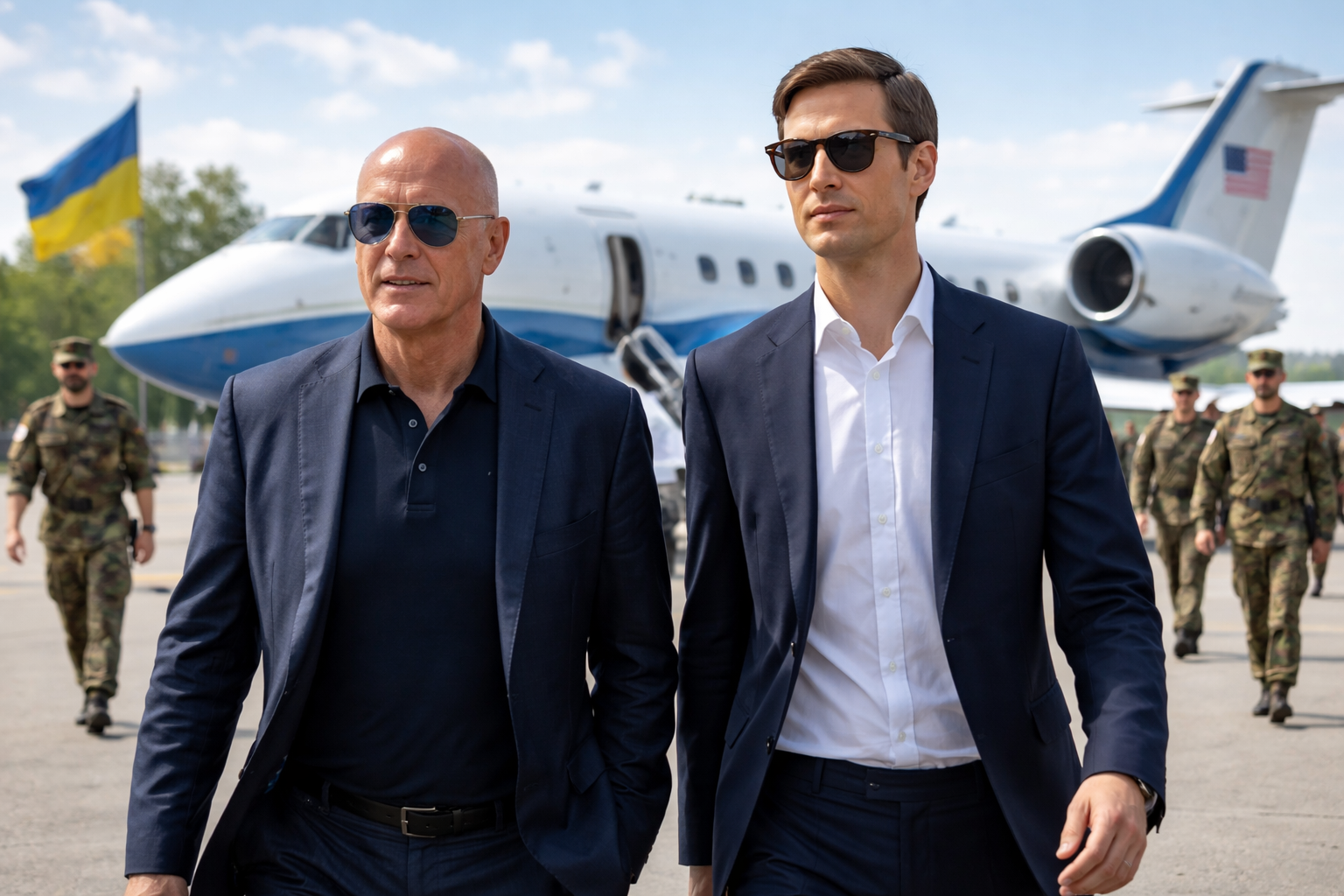 US Envoys Steve Witkoff and Jared Kushner Arrive in Kyiv Following Talks with Putin