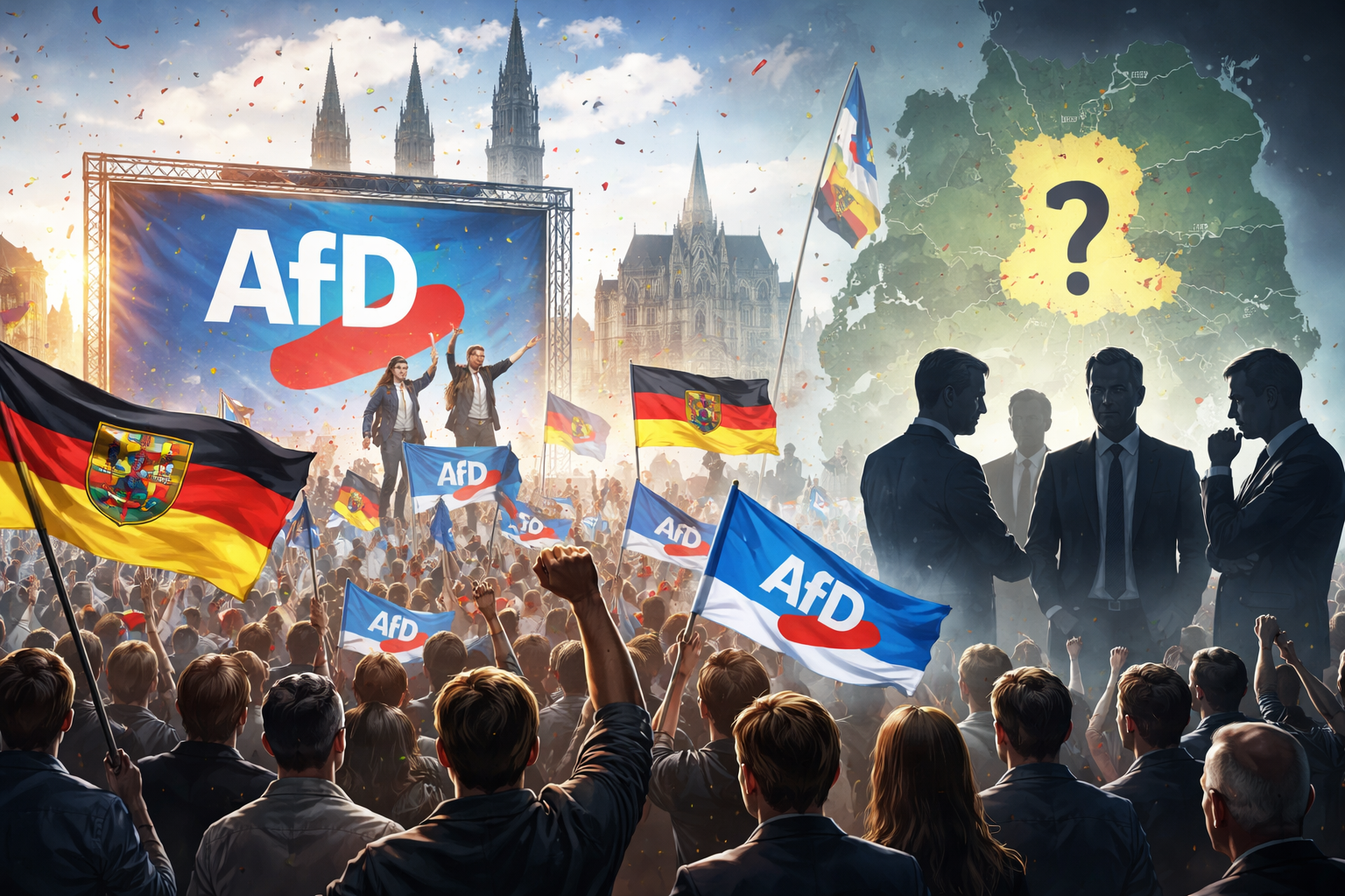 AfD’s Strong Showing in Saxony-Anhalt Raises Questions About Government Formation