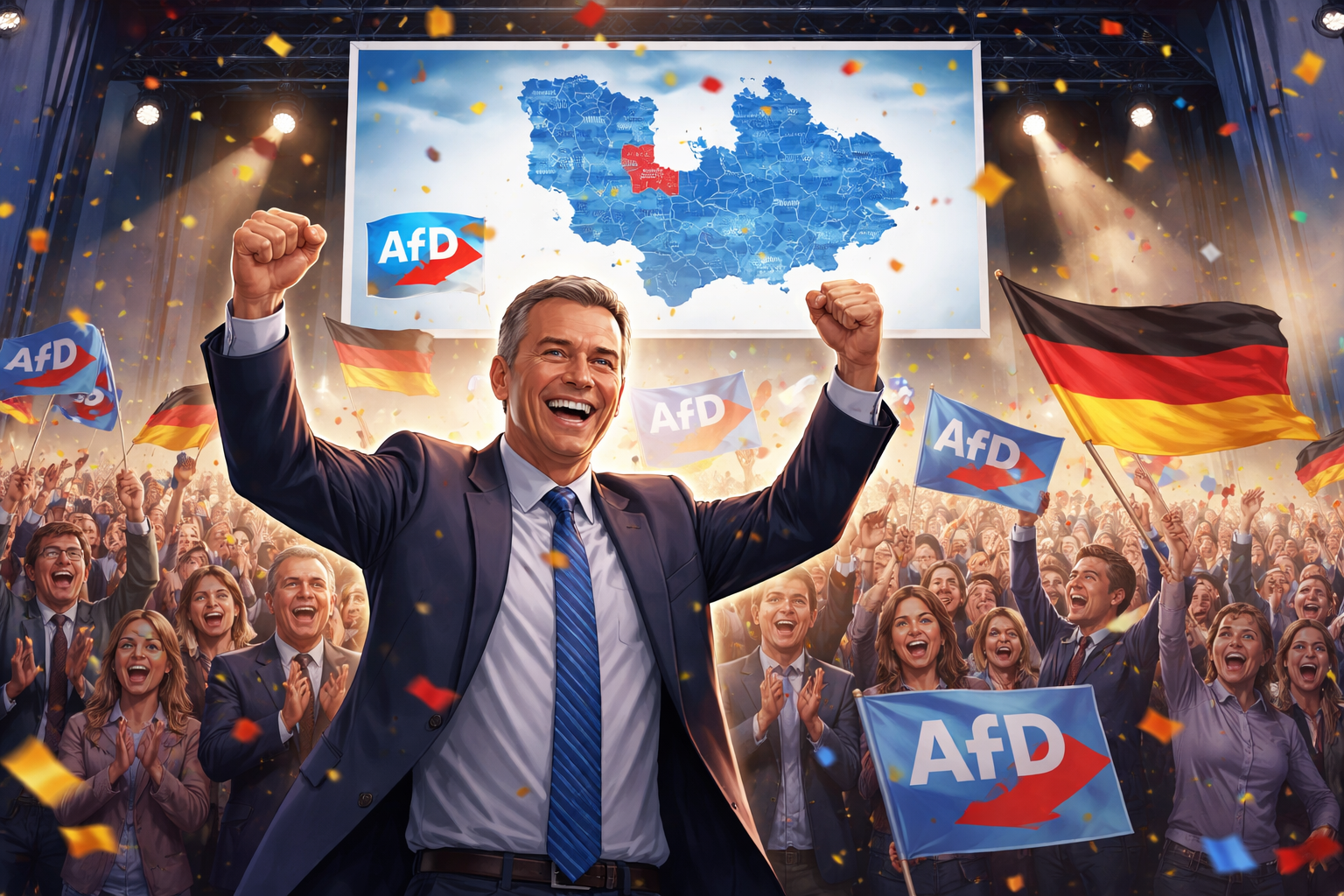 Far-Right AfD Nearly Secures Majority in Saxony-Anhalt State Election
