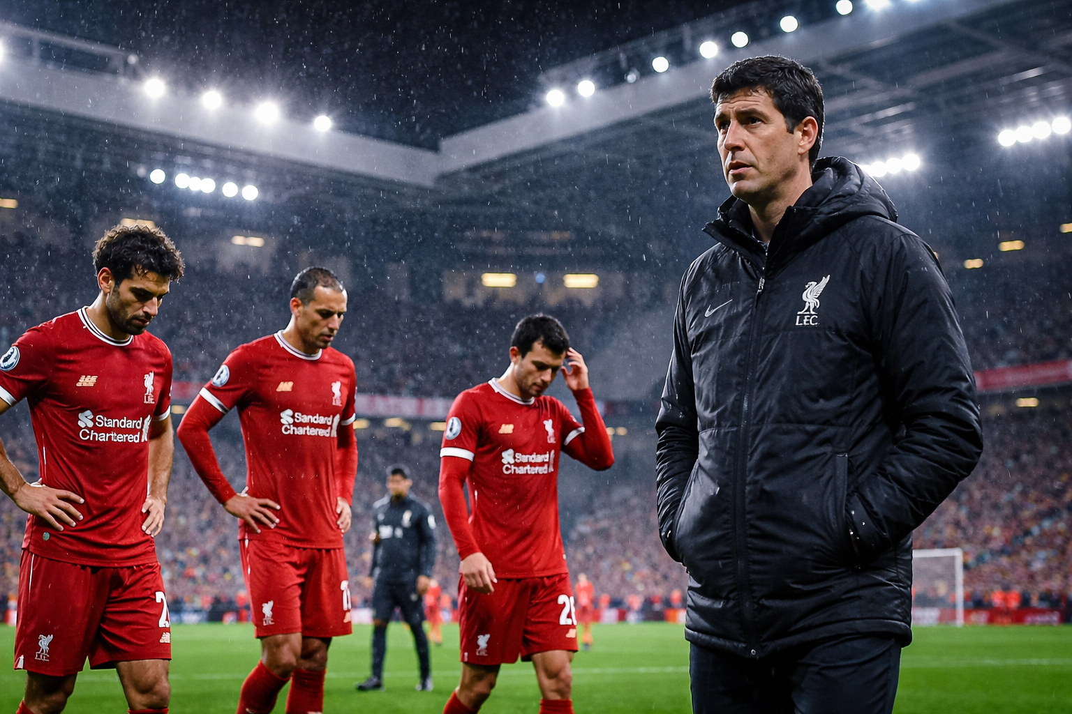 Imagem representando os desafios do Liverpool faces early home sob Andoni Iraola