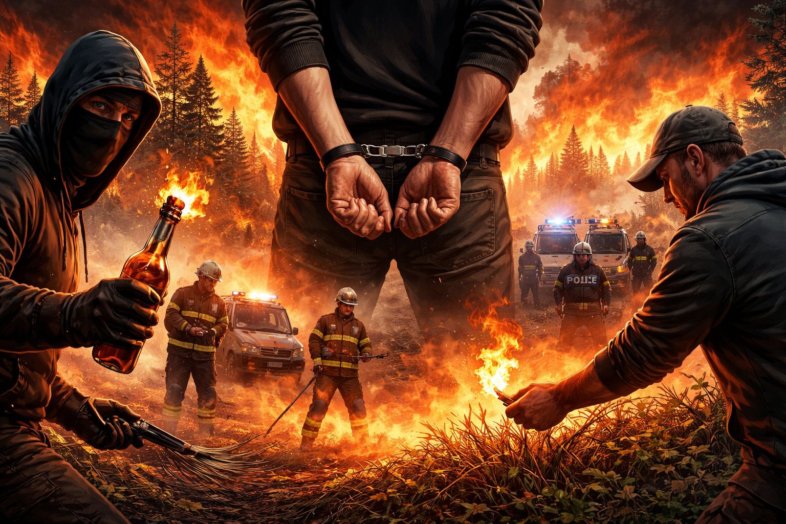 Over 500 Suspected of Starting French Wildfires, Motivations Vary Widely