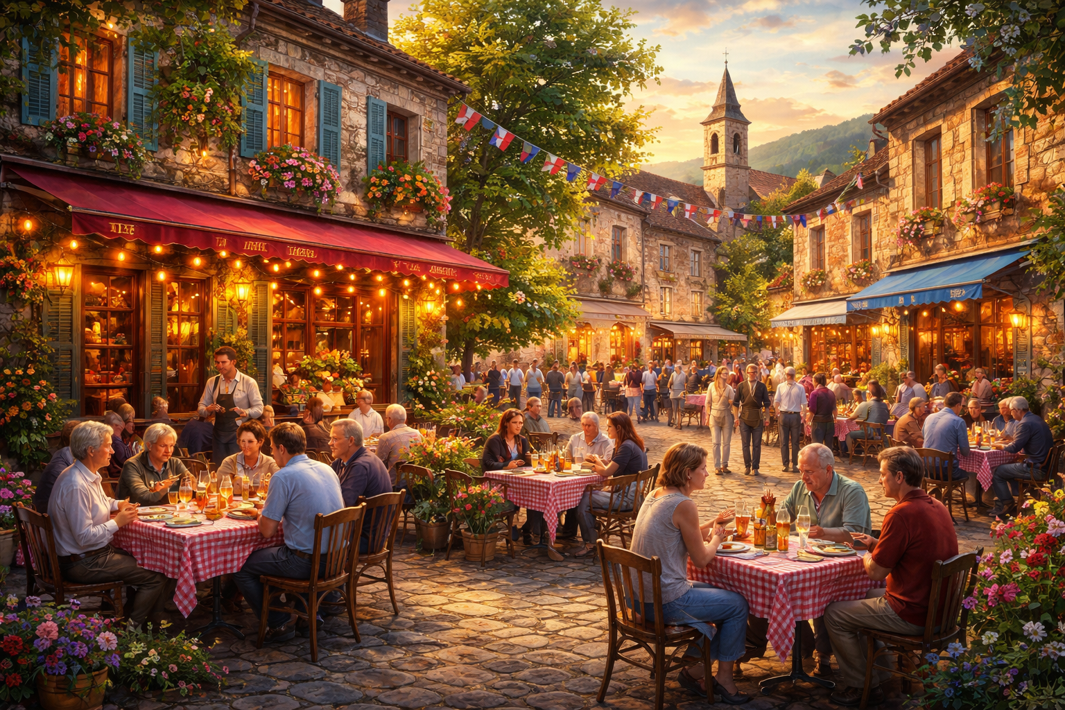 French Villages Fight to Preserve Their Community Spirit Through Local Bistros