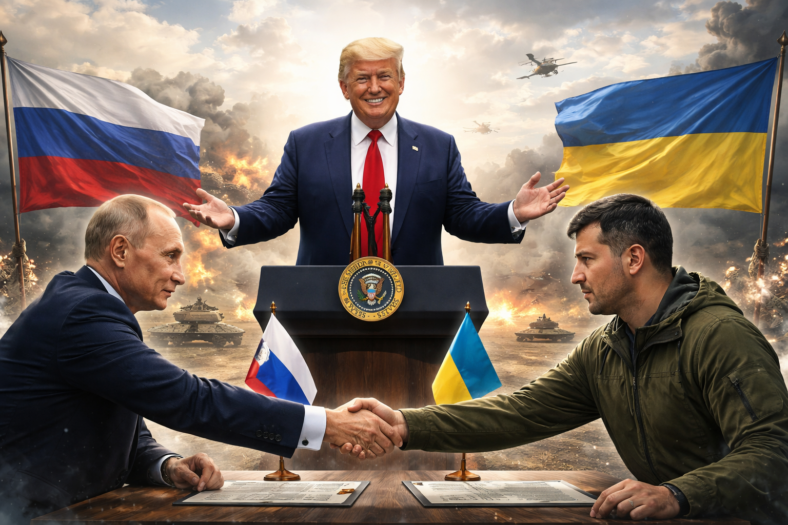 Trump Announces Energy Target Ceasefire Claim Between Russia and Ukraine