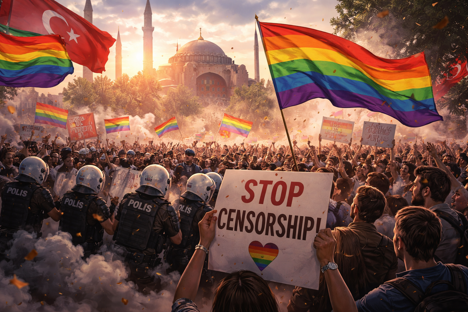 Widespread Criticism Emerges Over LGBTQ+ Raids and Censorship in Turkey