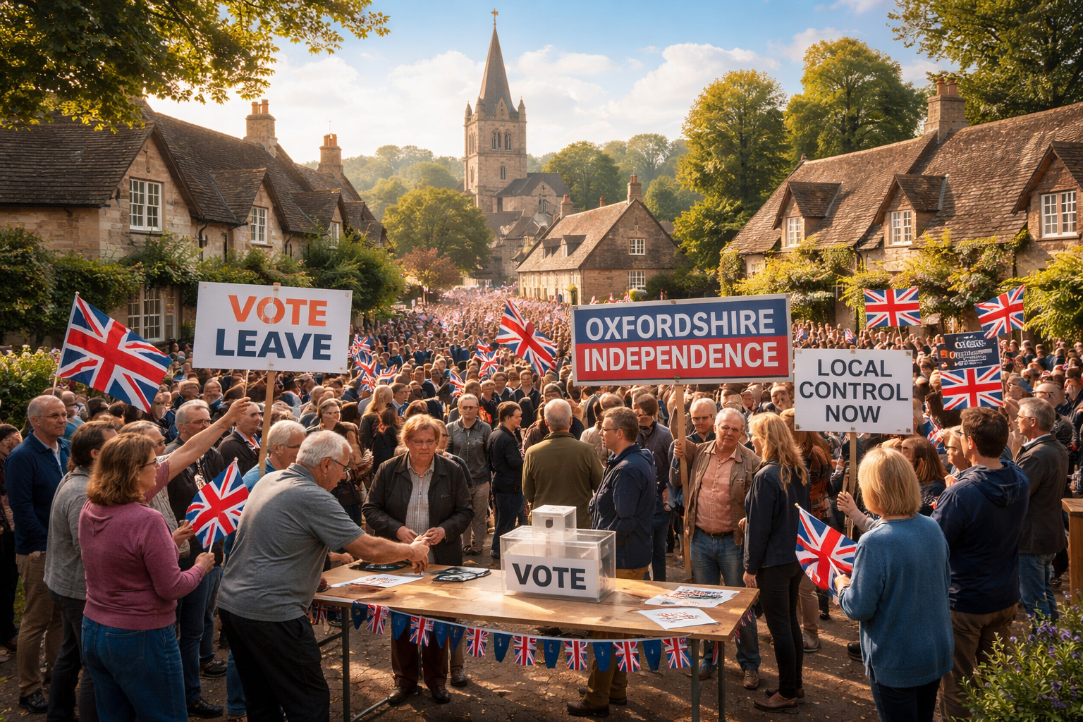 Oxfordshire Village Votes for Independence in Protest Over Migrant Housing Plans